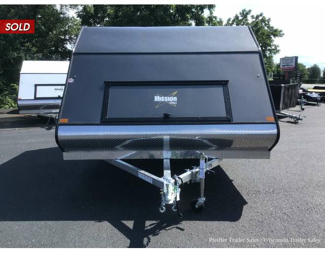2023 101x12 Mission Crossover w/ Caliber Pkg & Aluminum Wheels (Charcoal) Snowmobile Trailer at Pfeiffer Trailer Sales STOCK# 24657 Exterior Photo