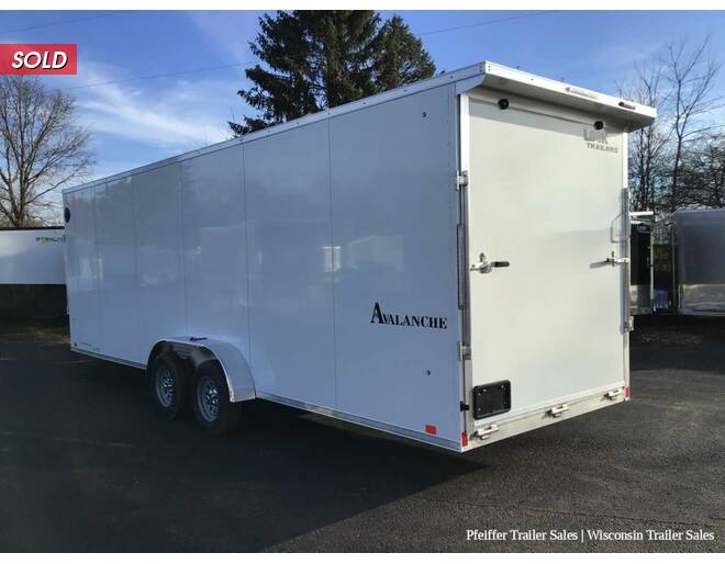 2023 7x29 Look Avalanche 4 Place Snowmobile Trailer w/ 7ft Interior Height (White) Snowmobile Trailer at Pfeiffer Trailer Sales STOCK# 81478 Photo 4
