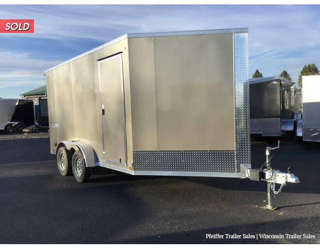 2023 7x23 Look Avalanche 3 Place Snowmobile Trailer w/ 6'6 Interior Height (Pewter) Snowmobile Trailer at Pfeiffer Trailer Sales STOCK# 81491 Photo 4