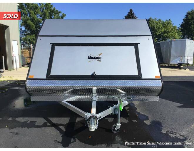 2023 $500 OFF! 101x12 Mission Crossover (Silver) Snowmobile Trailer at Pfeiffer Trailer Sales STOCK# 24787 Exterior Photo