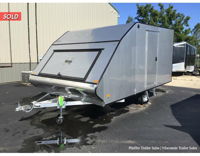 2023 $500 OFF! 101x12 Mission Crossover (Silver) Snowmobile Trailer at Pfeiffer Trailer Sales STOCK# 24787 Photo 2