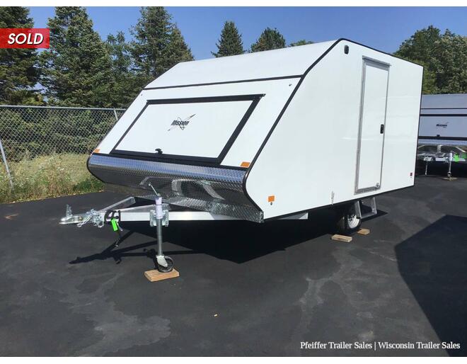 2023 $500 OFF! 101x12 Mission Crossover (White) Snowmobile Trailer at Pfeiffer Trailer Sales STOCK# 24059 Photo 2