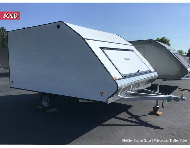 2023 $500 OFF! 101x12 Mission Crossover (White) Snowmobile Trailer at Pfeiffer Trailer Sales STOCK# 24059 Photo 4