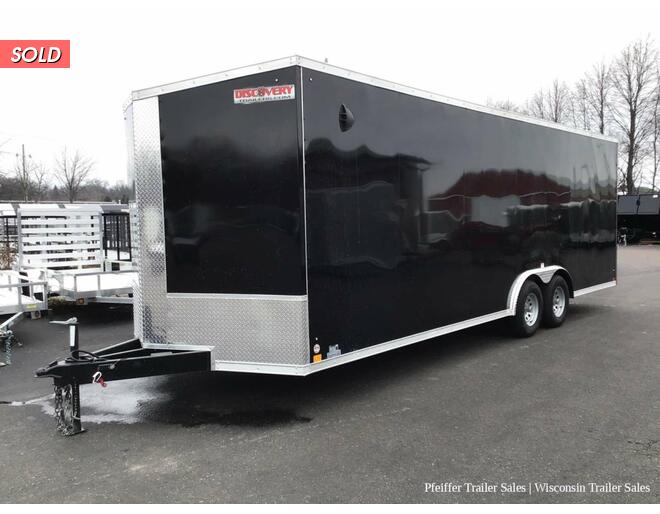 2023 8.5x24 7K Discovery Challenger Enclosed Car Hauler w/ 7ft Int. Height (Black) Auto Encl BP at Pfeiffer Trailer Sales STOCK# 19585 Photo 2
