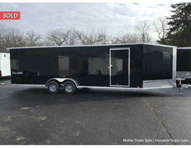 2023 7x29 Look Avalanche 4 Place Snowmobile Trailer w/ 6'6 Interior Height (Black) Snowmobile Trailer at Pfeiffer Trailer Sales STOCK# 81477 Photo 4