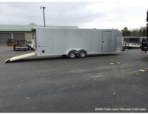 2023 7x29 Look Avalanche 4 Place Snowmobile Trailer w/ 6'6 Interior Height (Silver) Snowmobile Trailer at Pfeiffer Trailer Sales STOCK# 81475 Photo 2