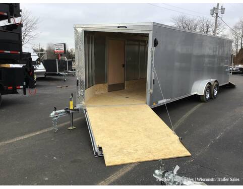 2023 7x29 Look Avalanche 4 Place Snowmobile Trailer w/ 6'6 Interior Height (Silver) Snowmobile Trailer at Pfeiffer Trailer Sales STOCK# 81475 Photo 3
