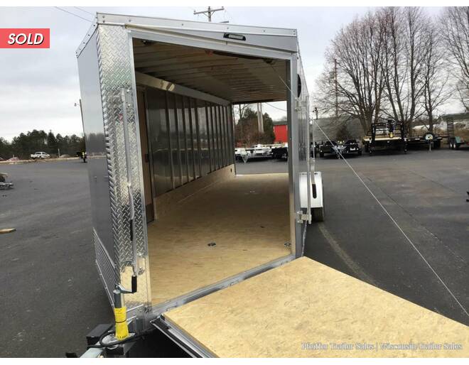 2023 7x29 Look Avalanche 4 Place Snowmobile Trailer w/ 6'6 Interior Height (Silver) Snowmobile Trailer at Pfeiffer Trailer Sales STOCK# 81475 Photo 4