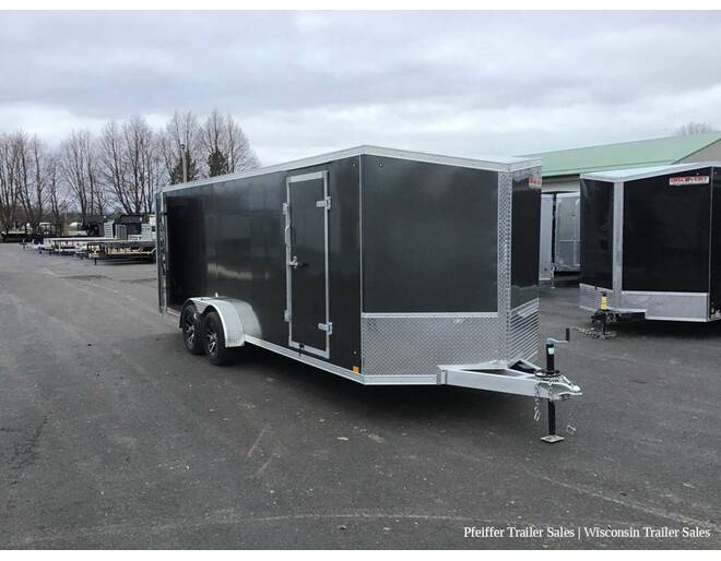 2023 7x20 Discovery Aluminum Endeavor w/ Rear Double Doors (Charcoal) Cargo Encl BP at Pfeiffer Trailer Sales STOCK# 18826 Photo 8