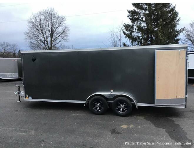 2023 $1,000 OFF! 7x20 Discovery Aluminum Endeavor w/ Rear Double Doors (Charcoal) Cargo Encl BP at Pfeiffer Trailer Sales STOCK# 18826 Photo 3