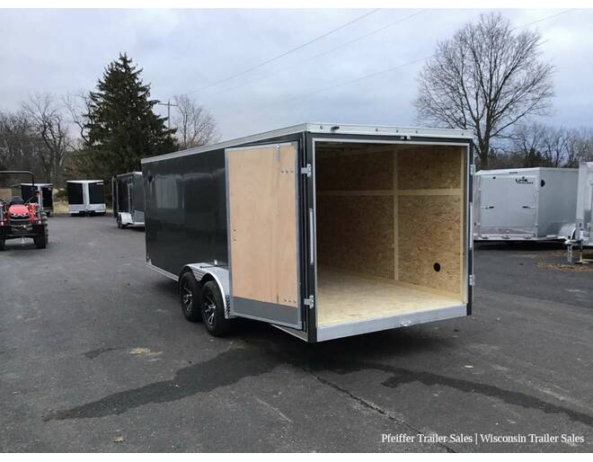 2023 $1,500 OFF! 7x20 Discovery Aluminum Endeavor w/ Rear Double Doors (Charcoal) Cargo Encl BP at Pfeiffer Trailer Sales STOCK# 18826 Photo 4