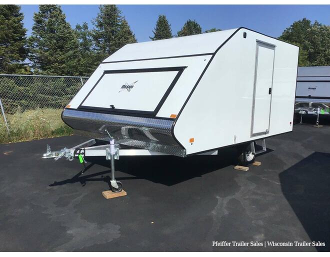 2023 $500 OFF! 101x12 Mission Crossover (White) Snowmobile Trailer at Pfeiffer Trailer Sales STOCK# 24659 Photo 2