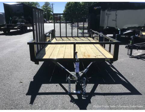 2023 7x14 Steel Utility w/ ATV Side Gate by Quality Steel & Aluminum ATV BP at Pfeiffer Trailer Sales STOCK# 31312 Exterior Photo