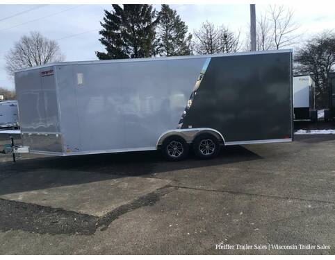 2023 8.5x25 10K Discovery Nitro-Lite Aluminum Car Hauler w/ Snowmobile Combo Package (Silver/Charcoal) Auto BP at Pfeiffer Trailer Sales STOCK# 19437 Photo 3