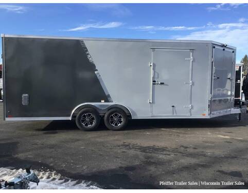 2023 8.5x25 10K Discovery Nitro-Lite Aluminum Car Hauler w/ Snowmobile Combo Package (Silver/Charcoal) Auto BP at Pfeiffer Trailer Sales STOCK# 19437 Photo 7