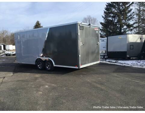 2023 8.5x25 10K Discovery Nitro-Lite Aluminum Car Hauler w/ Snowmobile Combo Package (Silver/Charcoal) Auto BP at Pfeiffer Trailer Sales STOCK# 19437 Photo 4