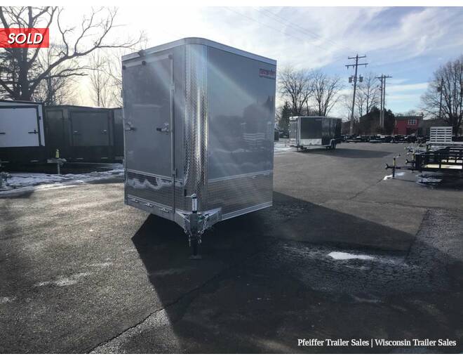 2023 8.5x25 10K Discovery Nitro-Lite Aluminum Car Hauler w/ Snowmobile Combo Package (Silver/Charcoal) Auto BP at Pfeiffer Trailer Sales STOCK# 19437 Exterior Photo