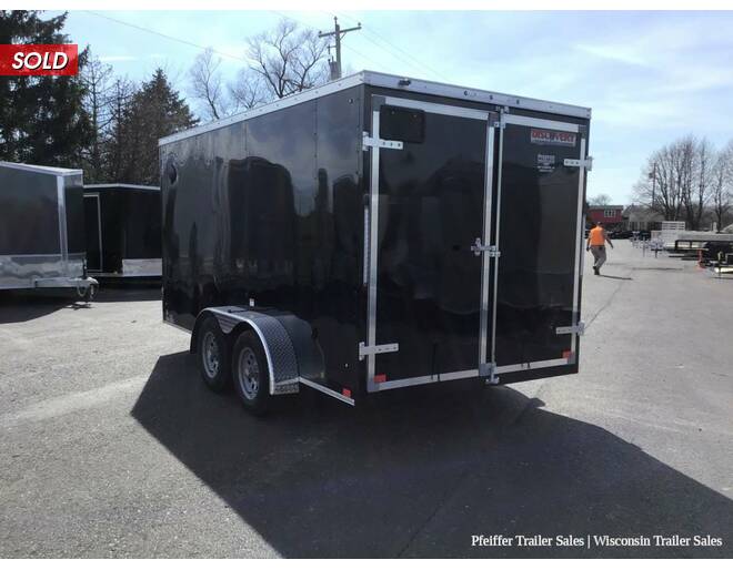 2023 $500 OFF! 7x14 Discovery Rover ET w/ Double Doors & 6 Inches Extra Height (Black) Cargo Encl BP at Pfeiffer Trailer Sales STOCK# 18736 Photo 4