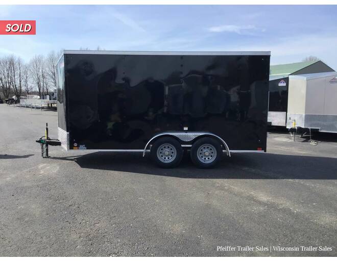 2023 $500 OFF! 7x14 Discovery Rover ET w/ Double Doors & 6 Inches Extra Height (Black) Cargo Encl BP at Pfeiffer Trailer Sales STOCK# 18736 Photo 3