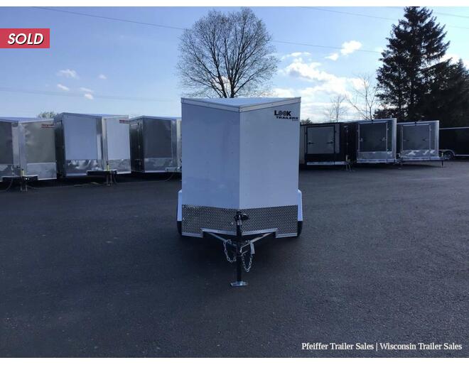 2023 5x8 Look ST DLX (White) Cargo Encl BP at Pfeiffer Trailer Sales STOCK# 310 Exterior Photo
