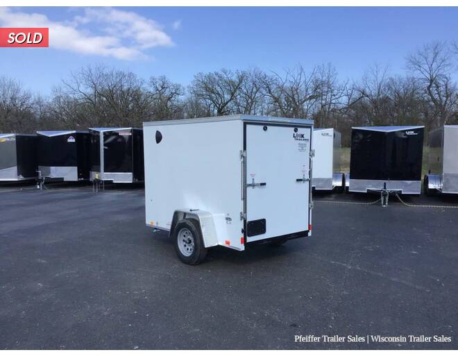 2023 5x8 Look ST DLX (White) Cargo Encl BP at Pfeiffer Trailer Sales STOCK# 310 Photo 4