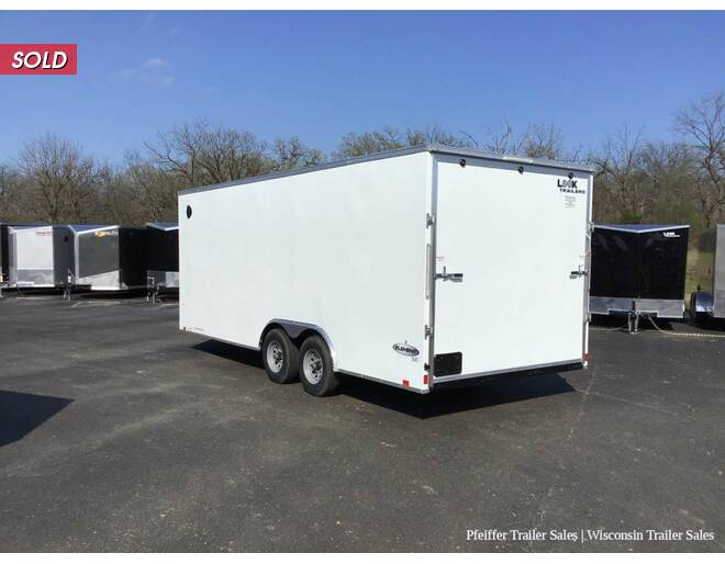 2023 8.5x20 10K Look Element Auto SE Enclosed Car Hauler w/ 7ft Int. Height & Extended Tongue (White) Auto BP at Pfeiffer Trailer Sales STOCK# 763 Photo 4