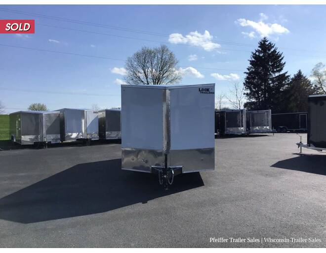 2023 8.5x20 10K Look Element Auto SE Enclosed Car Hauler w/ 7ft Int. Height & Extended Tongue (White) Auto BP at Pfeiffer Trailer Sales STOCK# 763 Exterior Photo