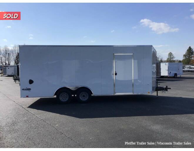 2023 8.5x20 10K Look Element Auto SE Enclosed Car Hauler w/ 7ft Int. Height & Extended Tongue (White) Auto BP at Pfeiffer Trailer Sales STOCK# 763 Photo 7