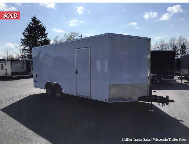 2023 8.5x20 10K Look Element Auto SE Enclosed Car Hauler w/ 7ft Int. Height & Extended Tongue (White) Auto BP at Pfeiffer Trailer Sales STOCK# 763 Photo 8