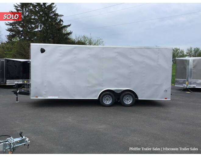 2023 8.5x20 7k Look ST DLX Enclosed Car Hauler w/ 7ft Interior Height (Silver) Auto Encl BP at Pfeiffer Trailer Sales STOCK# 1470 Photo 3