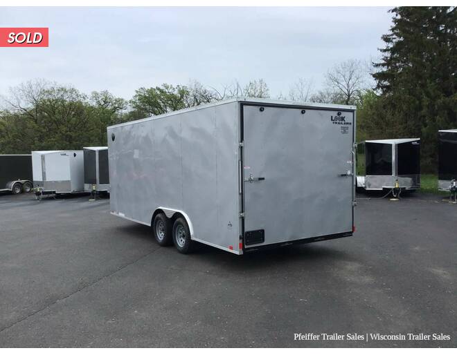 2023 8.5x20 7k Look ST DLX Enclosed Car Hauler w/ 7ft Interior Height (Silver) Auto Encl BP at Pfeiffer Trailer Sales STOCK# 1470 Photo 4