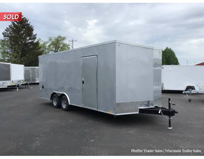 2023 8.5x20 7k Look ST DLX Enclosed Car Hauler w/ 7ft Interior Height (Silver) Auto Encl BP at Pfeiffer Trailer Sales STOCK# 1470 Photo 8