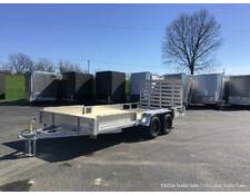 2024 7x16 7K Simplicity Open Aluminum Landscape w/ Removable ATV Ramps by Quality Steel & Aluminum utility at Pfeiffer Trailer Sales STOCK# 44934
