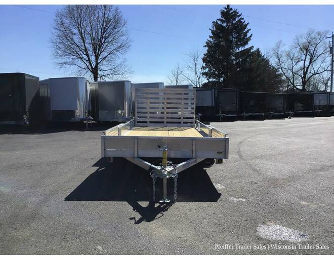 2024 7x16 7K Simplicity Open Aluminum Landscape w/ Removable ATV Ramps by Quality Steel & Aluminum Utility BP at Pfeiffer Trailer Sales STOCK# 44934 Exterior Photo