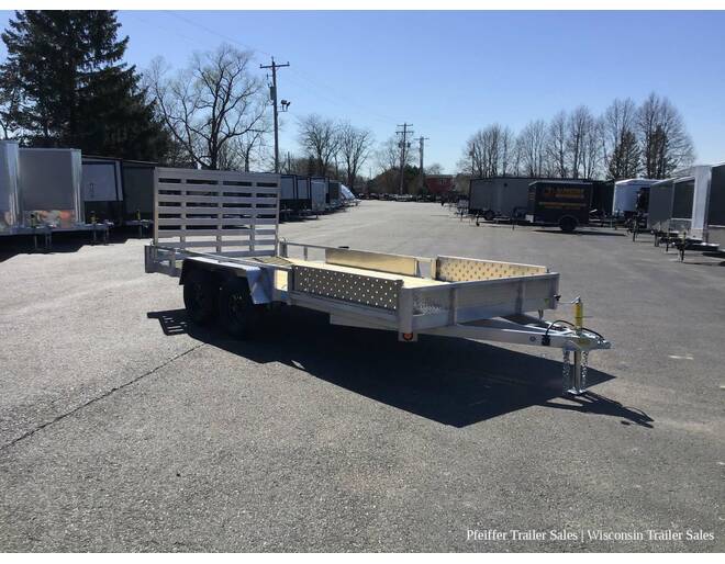 2024 7x16 7K Simplicity Open Aluminum Landscape w/ Removable ATV Ramps by Quality Steel & Aluminum Utility BP at Pfeiffer Trailer Sales STOCK# 44934 Photo 8