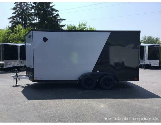 2023 $500 OFF! 7x16 Discovery Aluminum Endeavor w/ 7' Int. Height, Black Out Pkg (Silver/Black) Cargo Encl BP at Pfeiffer Trailer Sales STOCK# 18370 Photo 3
