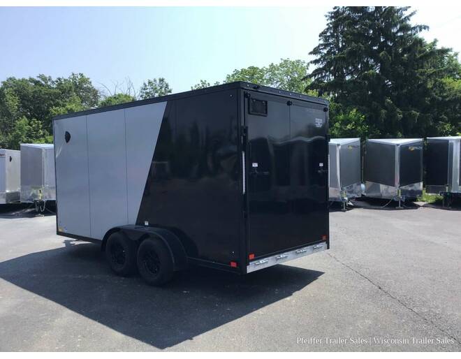 2023 $500 OFF! 7x16 Discovery Aluminum Endeavor w/ 7' Int. Height, Black Out Pkg (Silver/Black) Cargo Encl BP at Pfeiffer Trailer Sales STOCK# 18370 Photo 4