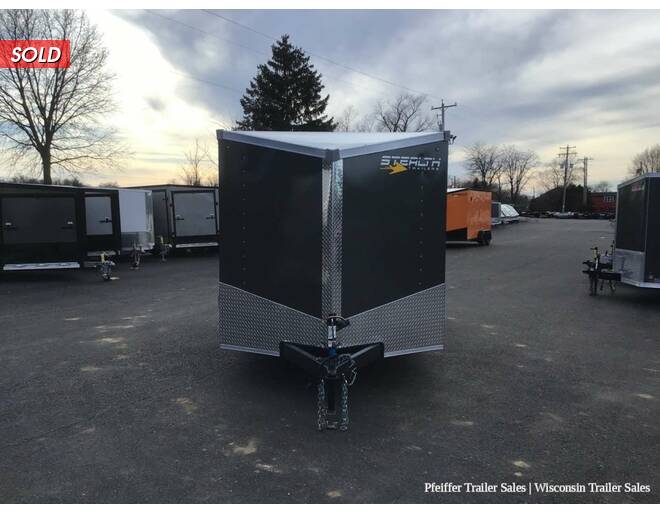 2024 7x12 Stealth Mustang (Charcoal) Cargo Encl BP at Pfeiffer Trailer Sales STOCK# 374 Exterior Photo