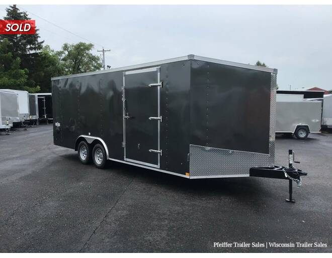 2024 8.5x20 7k Stealth Mustang Enclosed Car/UTV/Cargo Trailer w/ 6'6 Int. Height (Charcoal) Auto Encl BP at Pfeiffer Trailer Sales STOCK# 99511 Photo 3