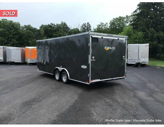 2024 8.5x20 7k Stealth Mustang Enclosed Car/UTV/Cargo Trailer w/ 6'6 Int. Height (Charcoal) Auto Encl BP at Pfeiffer Trailer Sales STOCK# 99511 Photo 5
