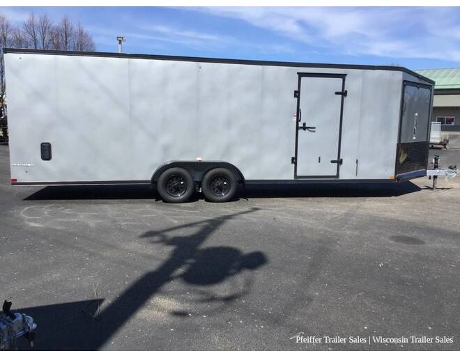 2023 $2,000 OFF! 7x29 Stealth Predator 4 Pl Snowmobile Trailer, Black Out Pkg, 7' Int. Height (Silver) Snowmobile Trailer at Pfeiffer Trailer Sales STOCK# 95852 Photo 7
