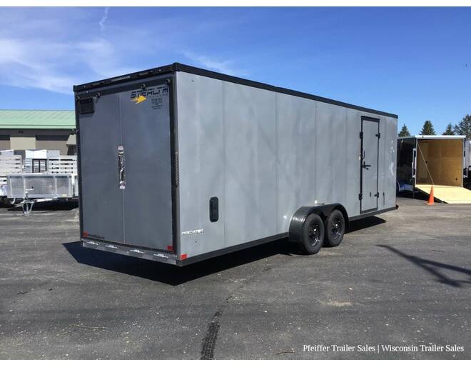 2023 $3,000 OFF! 7x29 Stealth Predator 4 Pl Snowmobile Trailer, Black Out Pkg, 7' Int. Height (Silver) Snowmobile Trailer at Pfeiffer Trailer Sales STOCK# 95852 Photo 6