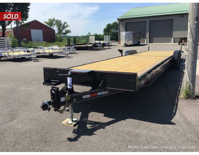 2023 7x36 16K Triple R Trailers Two Car Open Car Hauler w/ Winch Plate & Battery Box Auto BP at Pfeiffer Trailer Sales STOCK# 23338 Exterior Photo