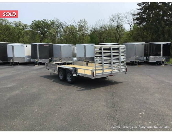 2024 7x16 7K Simplicity Open Aluminum Landscape w/ Removable ATV Ramps by Quality Steel & Aluminum Utility BP at Pfeiffer Trailer Sales STOCK# 44747 Photo 4