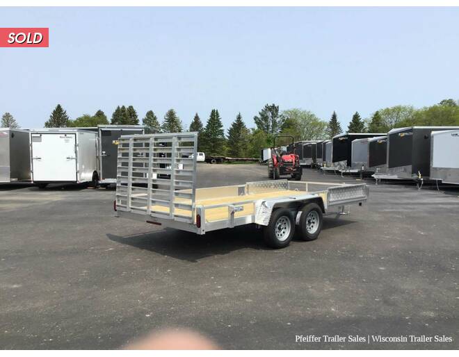 2024 7x16 7K Simplicity Open Aluminum Landscape w/ Removable ATV Ramps by Quality Steel & Aluminum Utility BP at Pfeiffer Trailer Sales STOCK# 44747 Photo 6