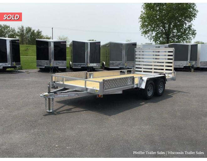 2024 7x16 7K Simplicity Open Aluminum Landscape w/ Removable ATV Ramps by Quality Steel & Aluminum Utility BP at Pfeiffer Trailer Sales STOCK# 44747 Photo 2