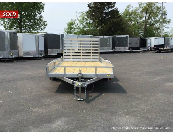 2024 7x16 7K Simplicity Open Aluminum Landscape w/ Removable ATV Ramps by Quality Steel & Aluminum Utility BP at Pfeiffer Trailer Sales STOCK# 44747 Exterior Photo