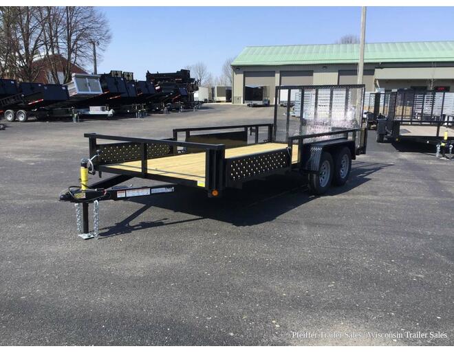 2024 7x16 7K Open Steel Utility/Landscape w/ Removable ATV Ramps by Quality Steel & Aluminum Utility BP at Pfeiffer Trailer Sales STOCK# 41108 Exterior Photo