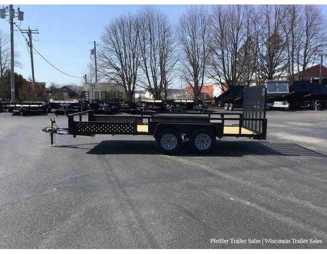 2024 7x16 7K Open Steel Utility/Landscape w/ Removable ATV Ramps by Quality Steel & Aluminum Utility BP at Pfeiffer Trailer Sales STOCK# 41108 Photo 2