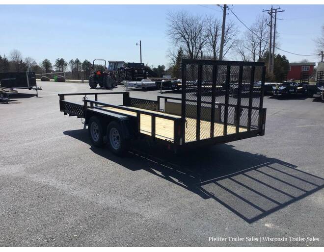 2024 7x16 7K Open Steel Utility/Landscape w/ Removable ATV Ramps by Quality Steel & Aluminum Utility BP at Pfeiffer Trailer Sales STOCK# 41108 Photo 3